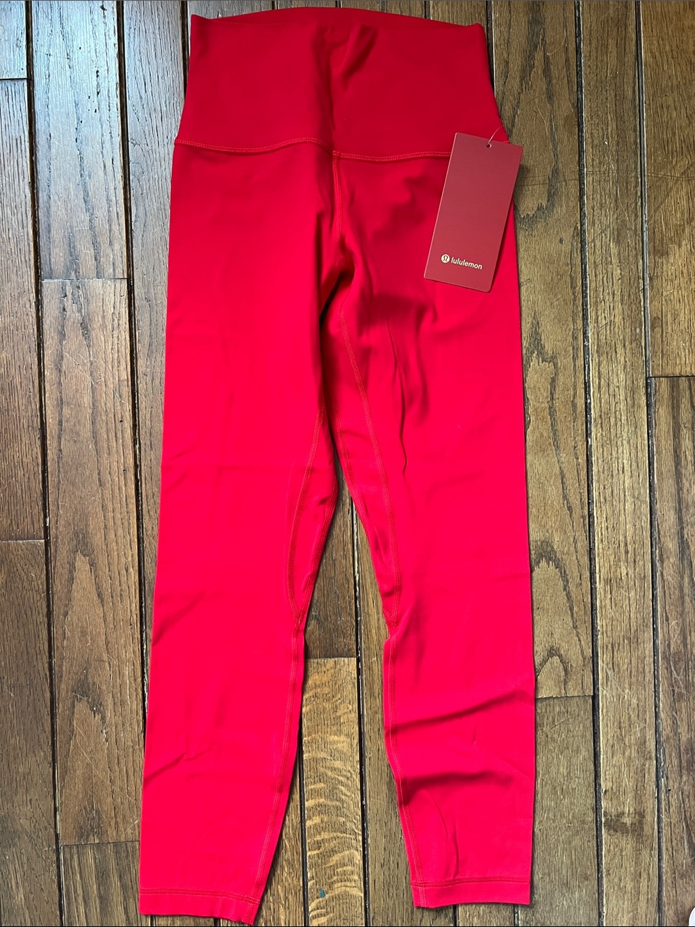 Lululemon Oxford Red Align High Rise Leggings 25” Size 6 New With Tags